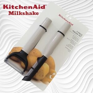 🆕️ KitchenAid Milkshake Color 2 Piece Peeler Set  - NWT